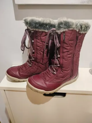 Botas de nieve para niña moradas