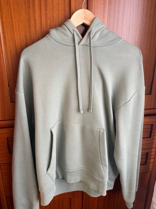 Sudadera Zara Verde Talla M