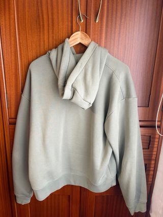 Sudadera Zara Verde Talla M