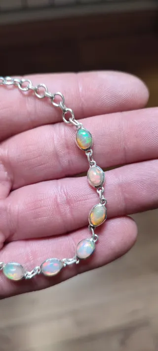 Pulsera de Plata y Ópalo.