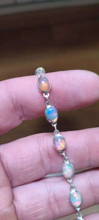 Pulsera de Plata y Ópalo.