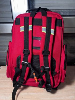 Mochila Sanitaria de Emergencias Roja