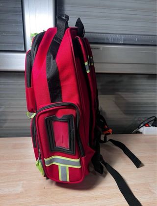 Mochila Sanitaria de Emergencias Roja