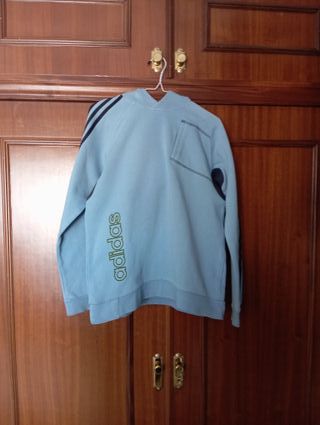 Felpa Adidas Vintage Blu