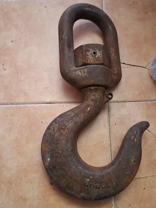 Gancho de carga industrial