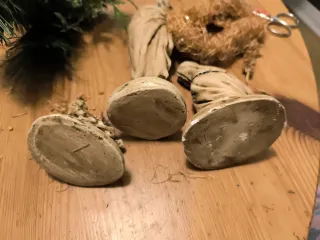 Nacimiento Sagrada Familia en Cerámica.Altura 20cm