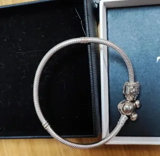 Pulsera Minnie Mouse Plata