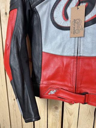 Chaqueta T-M De Moto Garibaldi Rojo 48