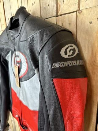 Chaqueta T-M De Moto Garibaldi Rojo 48
