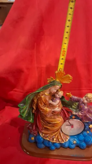 Virgem Maria com Menino e Anjo Celestial