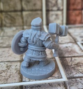 Miniatura Resina Enano D&D Heroquest