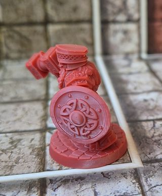 Miniatura Resina Enano D&D Heroquest