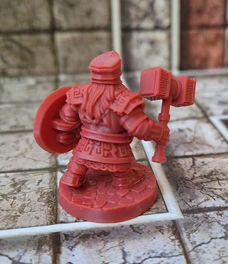 Miniatura Resina Enano D&D Heroquest