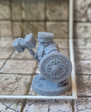 Miniatura Resina Enano D&D Heroquest