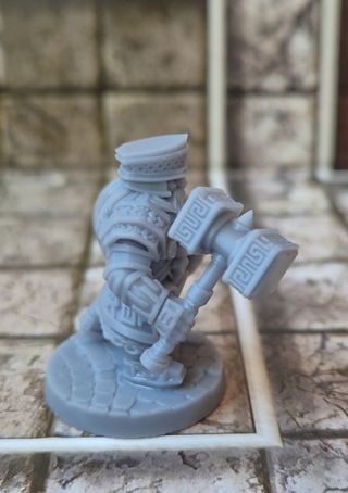 Miniatura Resina Enano D&D Heroquest