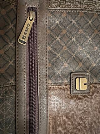 Bolso Mochila Gabol Marrón antirrobo