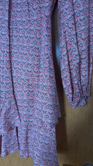 Vestido Maje estampado floral rosa