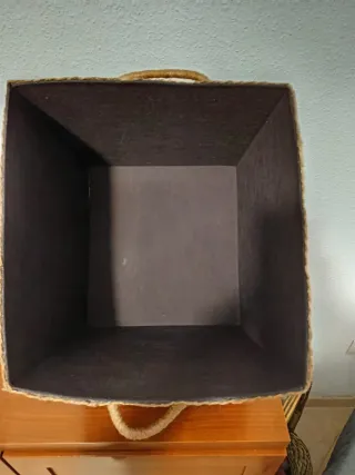 Cesta Yute Ikea Estantería Kallax