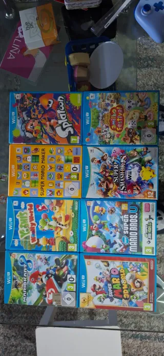 Lote 8 Giochi Wii U: Mario, Splatoon, Smash Bros