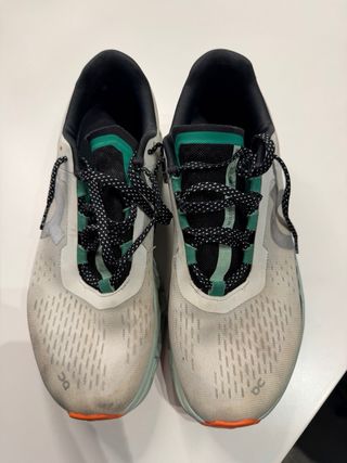 On Cloudmonster Zapatillas Running Gris/Verde