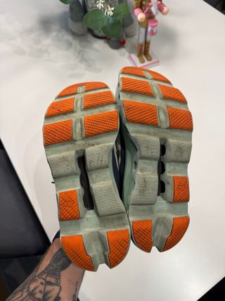 On Cloudmonster Zapatillas Running Gris/Verde