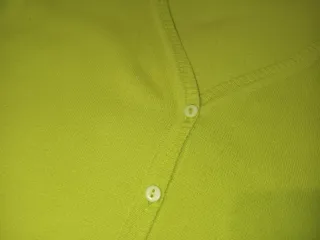 Chaqueta fina de punto verde