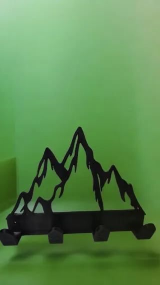 Appendiabiti o cappotti con Montagna