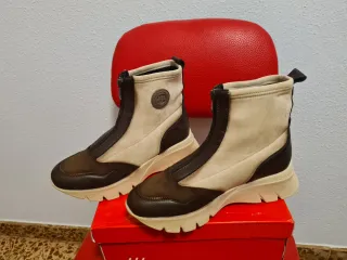 Botines Beige y Marrones Nuevos