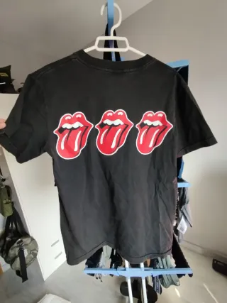Camiseta Rolling Stones Negra