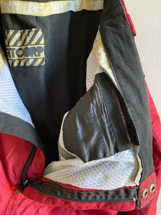 Pantalón de esquí/snowboard rojo