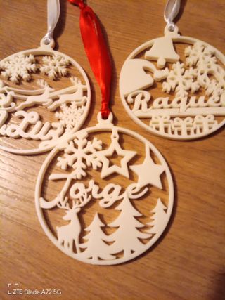 Bolas de Navidad 3d personalizadas