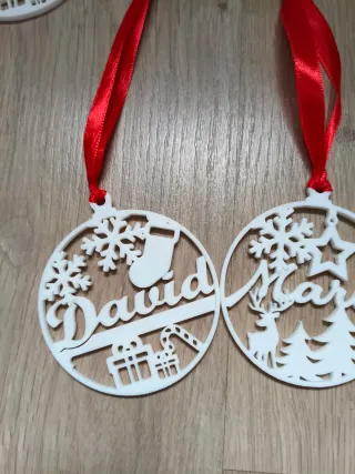 Bolas de Navidad 3d personalizadas