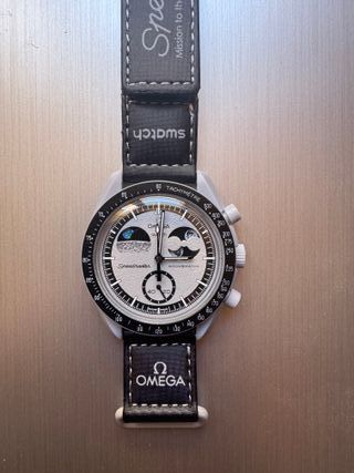 Omega Swatch Mission to the Moon Earth