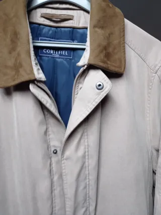 Chaquetón Cortefiel Hombre Beige/Marrón