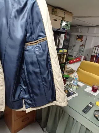 Chaquetón Cortefiel Hombre Beige/Marrón