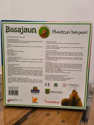 Juego de mesa Basajaun erantzun nada jauni