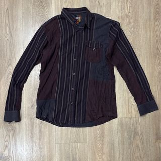 Camisa Desigual Patchwork Rayas