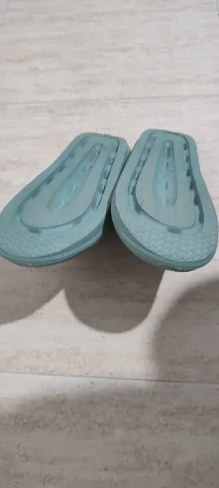 Chanclas mujer verdes