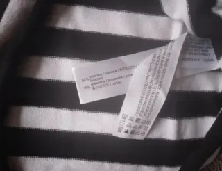 Jersey Zara Rayas Blanco y Negro