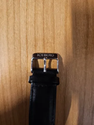 Orologio Iceberg Cronografo Nero Acciaio