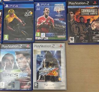 Lote 3 juegos PS2: PES 2008, Tekken 4, Commandos