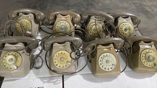 Telefoni a disco vintage