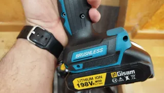 Taladro profesional Brushless 3Funciones 2Baterías