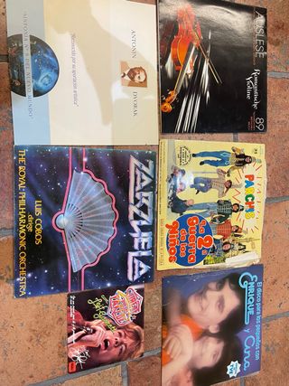 Lote 6 Vinilos: Clásica, Infantil, Banda Sonora