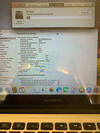 MacBook Pro 13” 2010 Plata