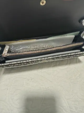 Bolso Cartera Tous Blanco y Gris