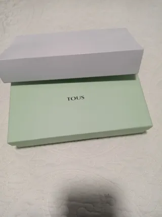 Bolso Cartera Tous Blanco y Gris