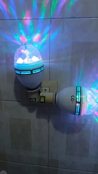 2 Lampade LED Multicolore