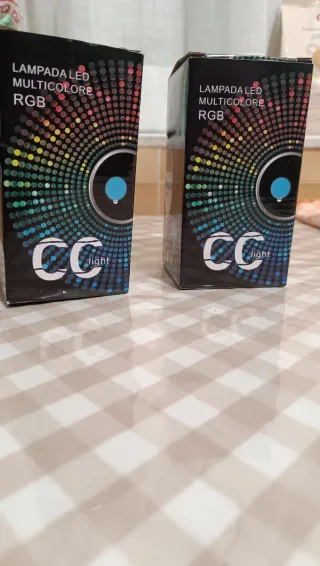 2 Lampade LED Multicolore