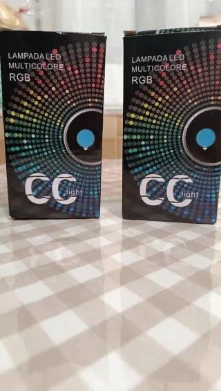 2 Lampade LED Multicolore